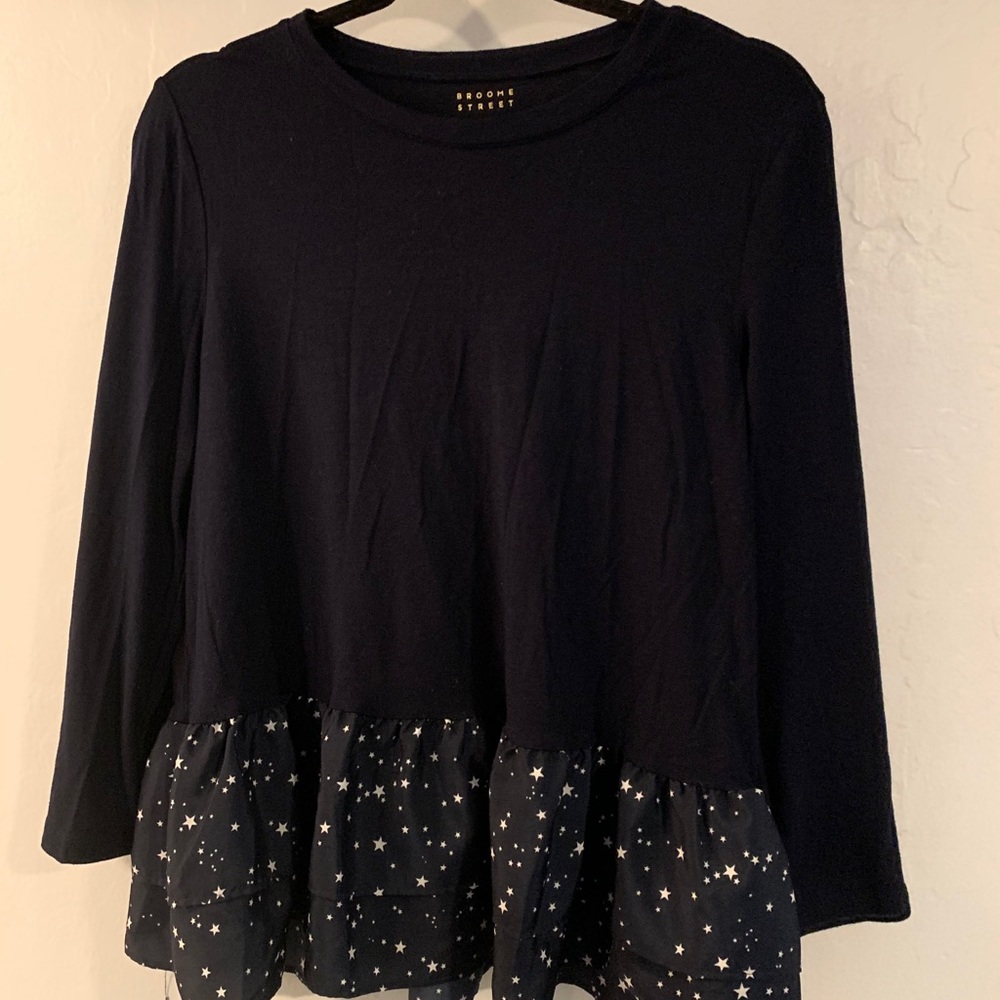 Kate Spade Broome Street Navy Blue long sleeve